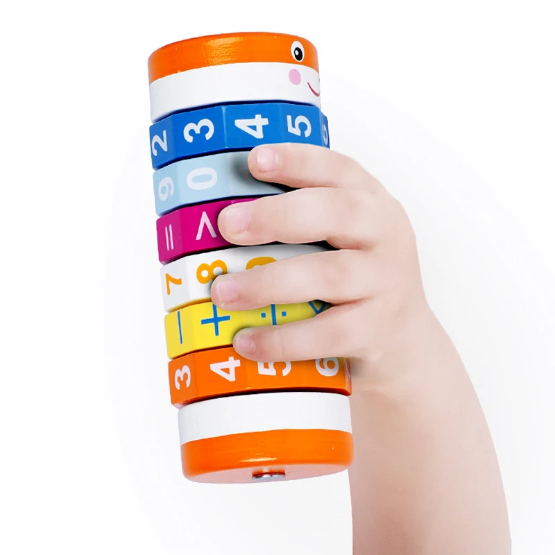 

Children's Digital Puzzle Blocks Arithmetic Cylinder Mathematics Calculation Wooden Teaching Aids For Baby Early Education