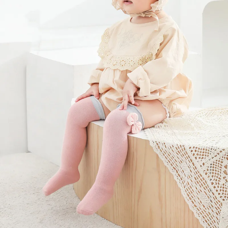 5 Pairs Children Socks Boys and Girls Spring and Autumn Tube Socks Children Babies Newborns Cotton Kids Socks Female Baby Socks