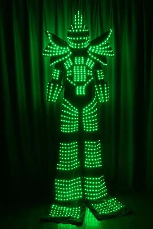 

Stilts LED Glowing Stilts Clothes LED Stage Wear Carnival Dress LED Costume