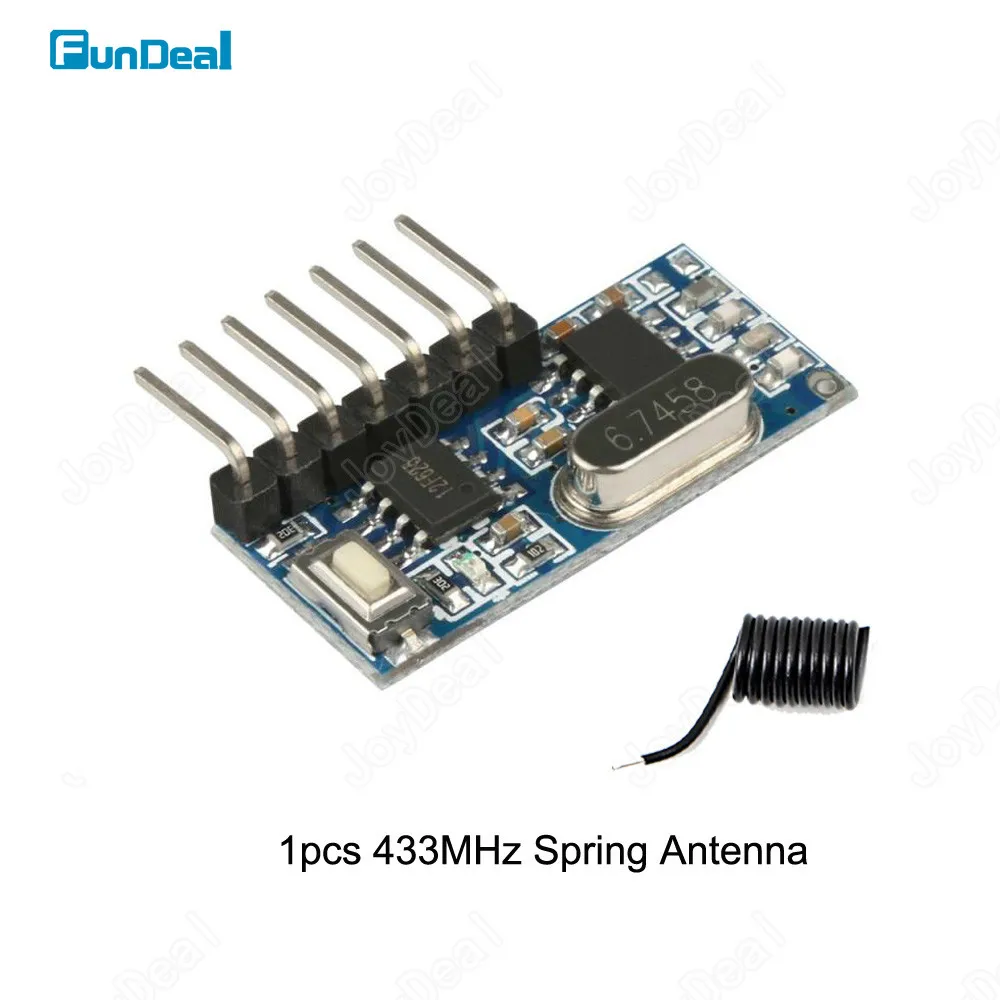 433 МГц беспроводной приемник обучающий код декодер модуль 4 Ch выход Diy комплект с