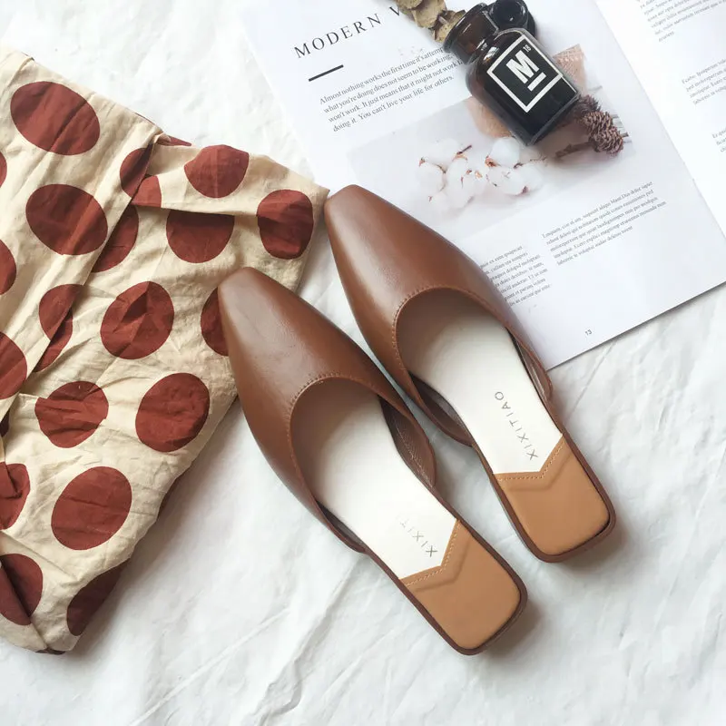 Fashion Women's Flat-Heel Plastic Student Slippers Waterproof Non-Slip Beach Shoes  Flat Shoes Women Shoes Woman