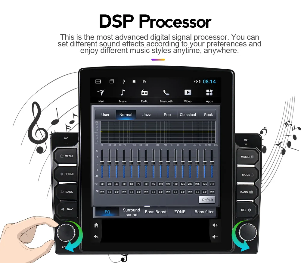 MekeDe 4G + 64G Андроид Автомобильное радио GPS Навигация WIFI IPS Мультимедийный плеер для Great Wall Haval Hover H5 H3 2011-2016 2din