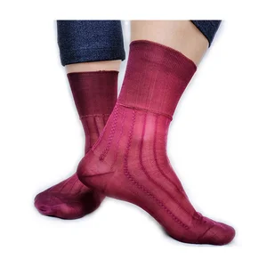 Мягкие прозрачные тонкие нейлоновые шелковые мужские носки брендовые прозрачные полосатые сексуальные мужские носки для коллекции высокого качества