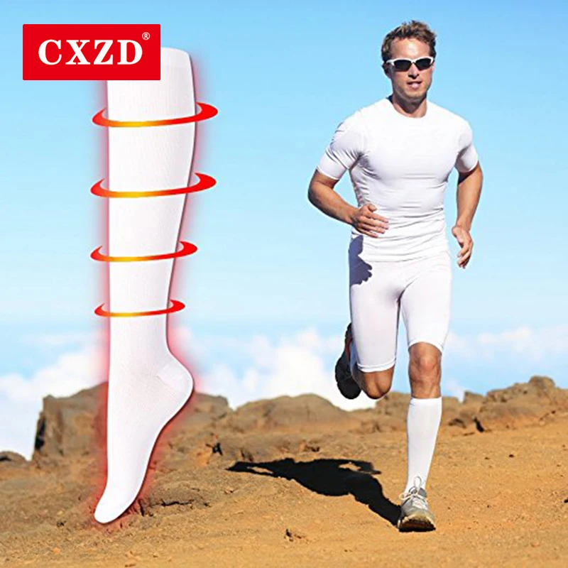 Новинка 2021 компрессионные мужские деловые носки CXZD спортивные и женские для бега