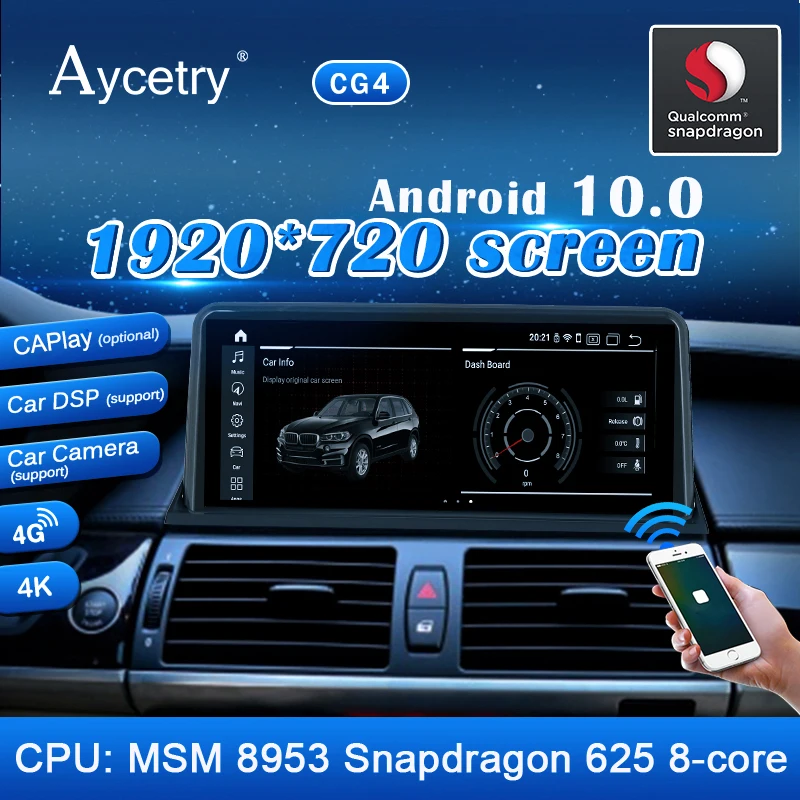 64G IPS Android 10 0 авто радио для BMW X5 E70 X6 E71 CCC CIC система Glonass GPS Навигация экран стерео