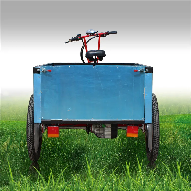 Трёхколесная пищевая тележка передвижная прицеп велосипед с бесплатной