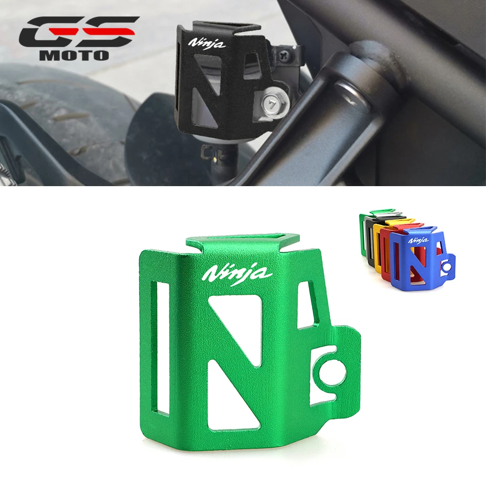 

2021 New For Kawasaki Ninja400 Ninja650 Ninja 400 650 Motorbike Rear Brake Fluid Reservoir Guard Cover Oil Tank Cap Accessories
