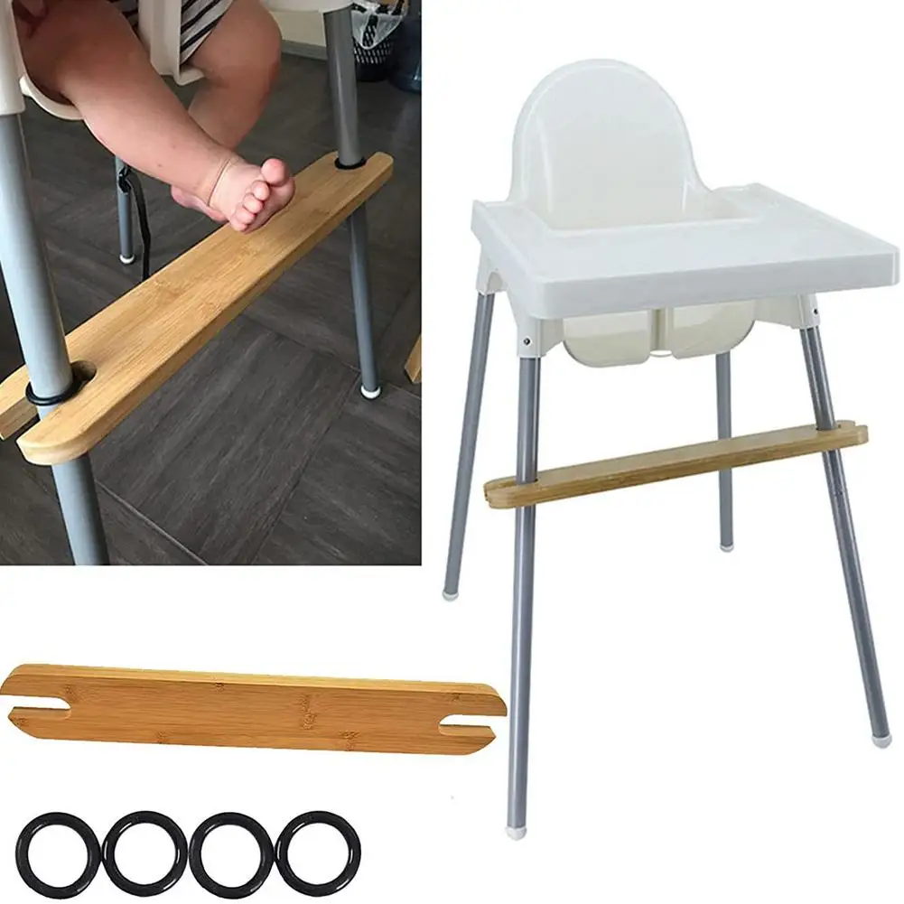 

Baby Highchair Foot Rest Footrest Baby Natural Bamboo Baby Highchair Foot Rest High Chair Footrest With Rubber Ring