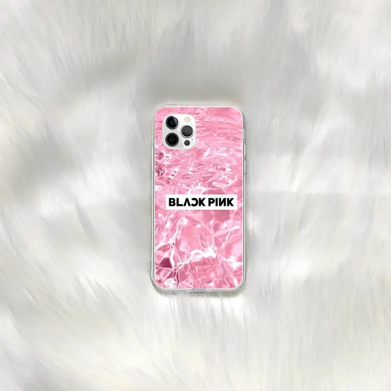 

Kpop Blackpinks JISOO JENNIE ROSE LISA Pretty Cell Phone Case for iphone 6s 7 8plus xr xs max 11 12 pro max mini clear cover