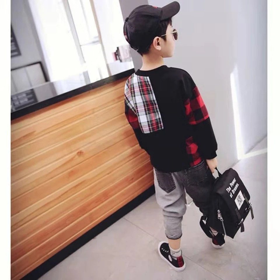 Детские джинсы средней длины для мальчиков 3T Длинные облегающие штаны