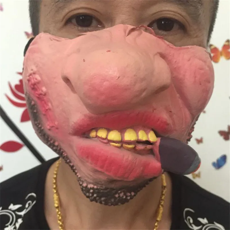 1 шт. страшная полумаска клоуна|Маски для вечеринки| |