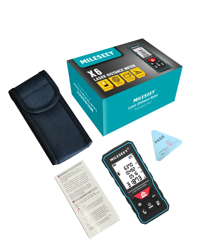 Mileseey X6 Laser Distance Meter trena laser лазерная рулетка Rangefinder Measuring profesional tester tools | Инструменты
