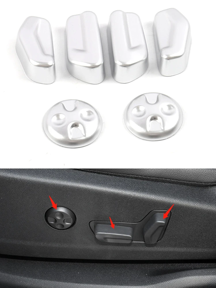 

For Peugeot 5008GT 2017 2018 2019 2020 Seat Adjustment Switch Button Trim Cover Decoration Frame Interior Accssories Car Styling