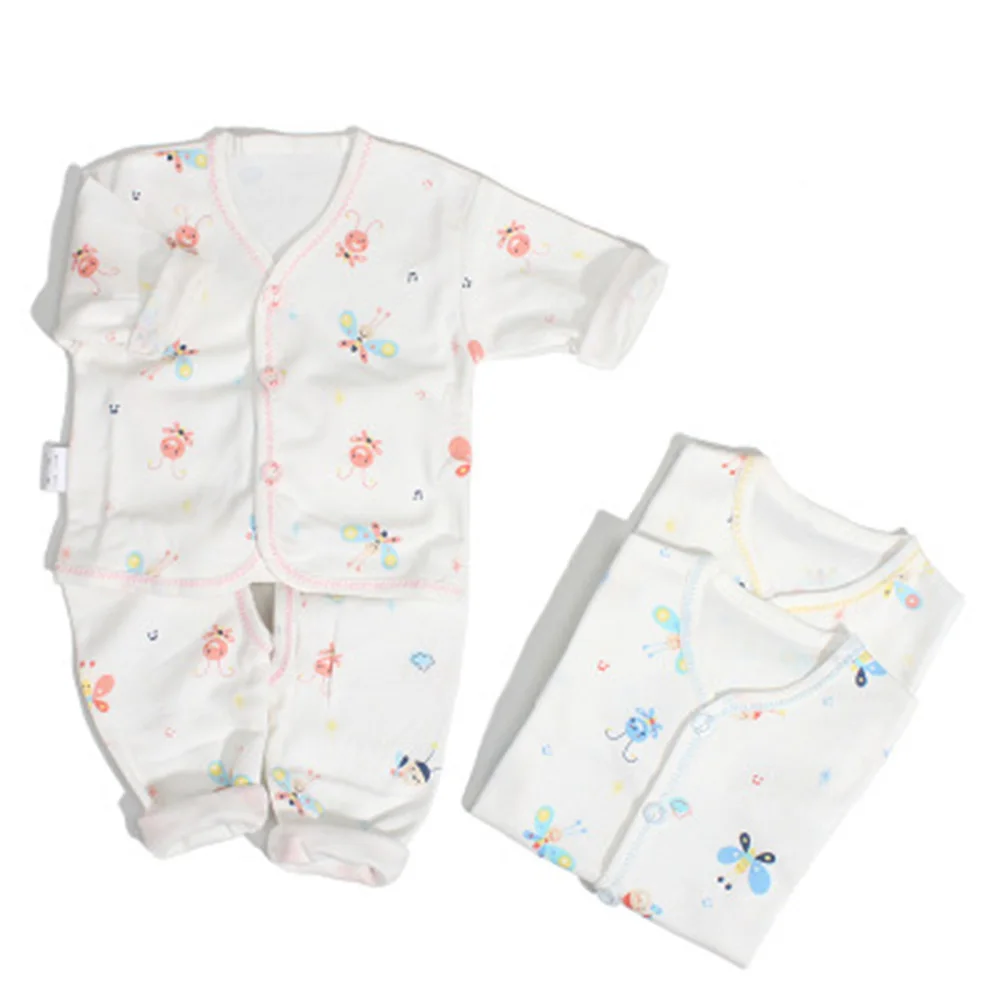 Хлопковая детская одежда комплект нижнего белья для новорожденных 0-6 месяцев |