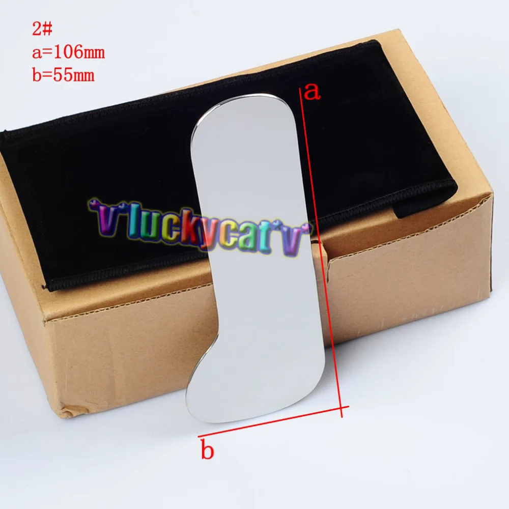 

4Pcs Orthodontic Dental Intraoral Clinic photography Mirror +1L+1S Black Background Board