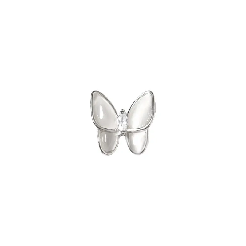 

The Latest Hot Style Nail Butterfly 3D AAA Zirconia Rhinestone Alloy Opal Crystal Butterfly Metal Manicure DIY Nail Decoration