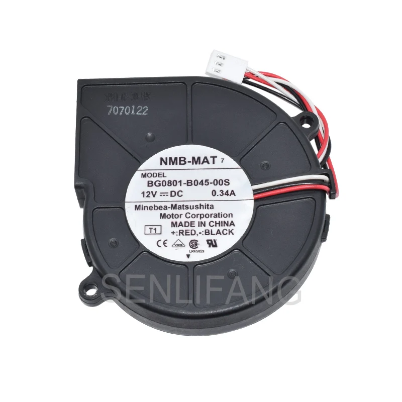 Для NMB-MAT DC12V 0.34A Трехконтактный охлаждающий вентилятор