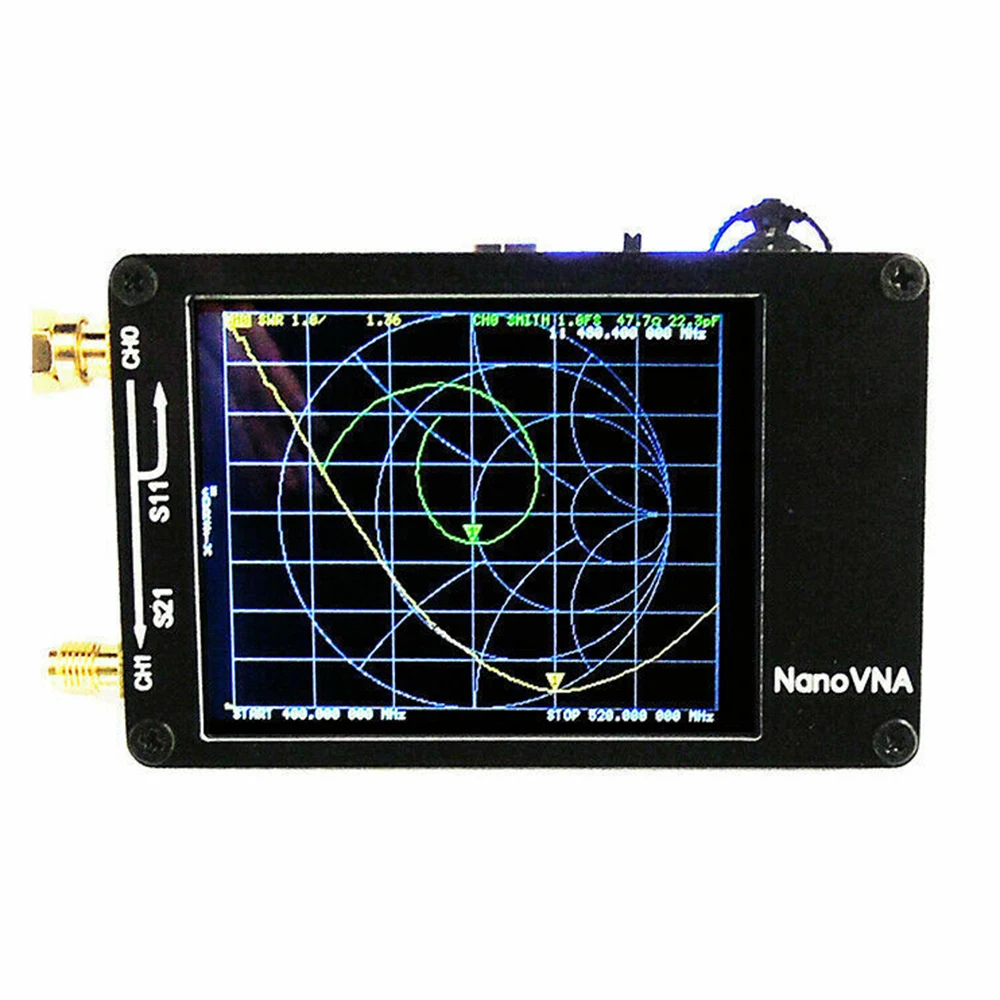 Векторный анализатор сети NanoVNA антенный коротких волн MF HF VHF UHF металлический