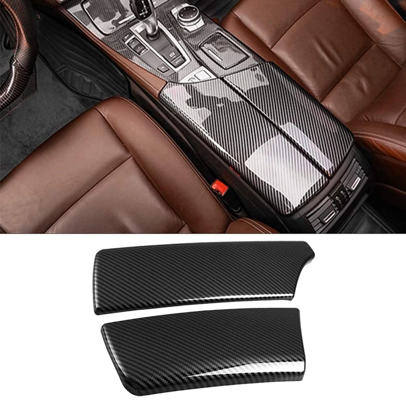 

for BMW 5 Series F10 F18 2011-2017 Carbon Fiber ABS Car Armrest Box Decoration Cover Trim Interior Stickers