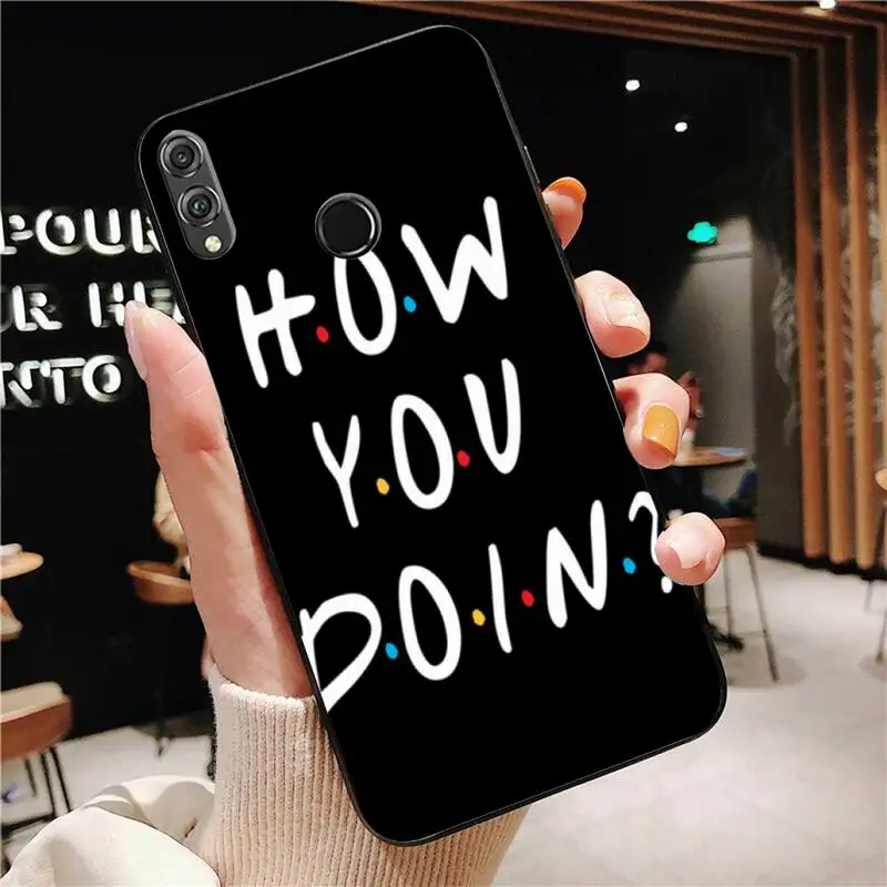 Чехол для телефона с изображением цветов кофе друзья ТВ-шоу DIY Украшенные