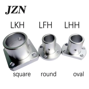 Опорная основа для направляющего вала, опорное сиденье для оптической оси, круглый плоский фланец, крепление для оптической оси 8 10 12 15 16 20 25 30 35 40 50