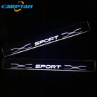 Отделочная накладка на педаль, экстерьер автомобиля, светодиодсветодиодный Накладка на порог двери, дорожный динамический светильник для Toyota Corolla 2014 - 2019