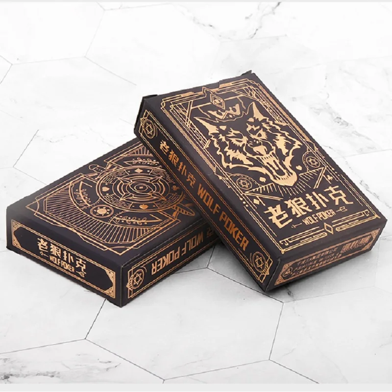 54 шт./компл. бумага оборотни настольную игру и игральных карт покерные карты палуба красивый подарок коллекция покер