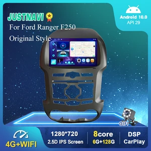 9 android 10 0 car radio multimedia video player for ford ranger f250 2011 2015 gps serero carplay no undefined original style free global shipping