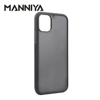 manniya for iphone 1111 pro11 pro max empty groove rubber tpupc phone case free shipping 50pcslot