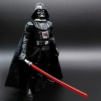 genuine action figure 6 inch black warrior darth vader with lightsaber star wars 18cm movable doll model toy birthday gift