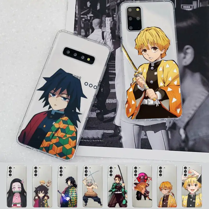 

Demon Slayer Phone Case For Samsung A 10 20 30 50s 70 51 52 71 4g 12 31 21 31 S 20 21 plus Ultra
