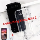 Прозрачный чехол для телефона Cubot King Kong Mini 4G, черный чехол ТПУ чехол, задняя крышка, Защитное стекло для Cubot KingKong Mini 2, Pelicula