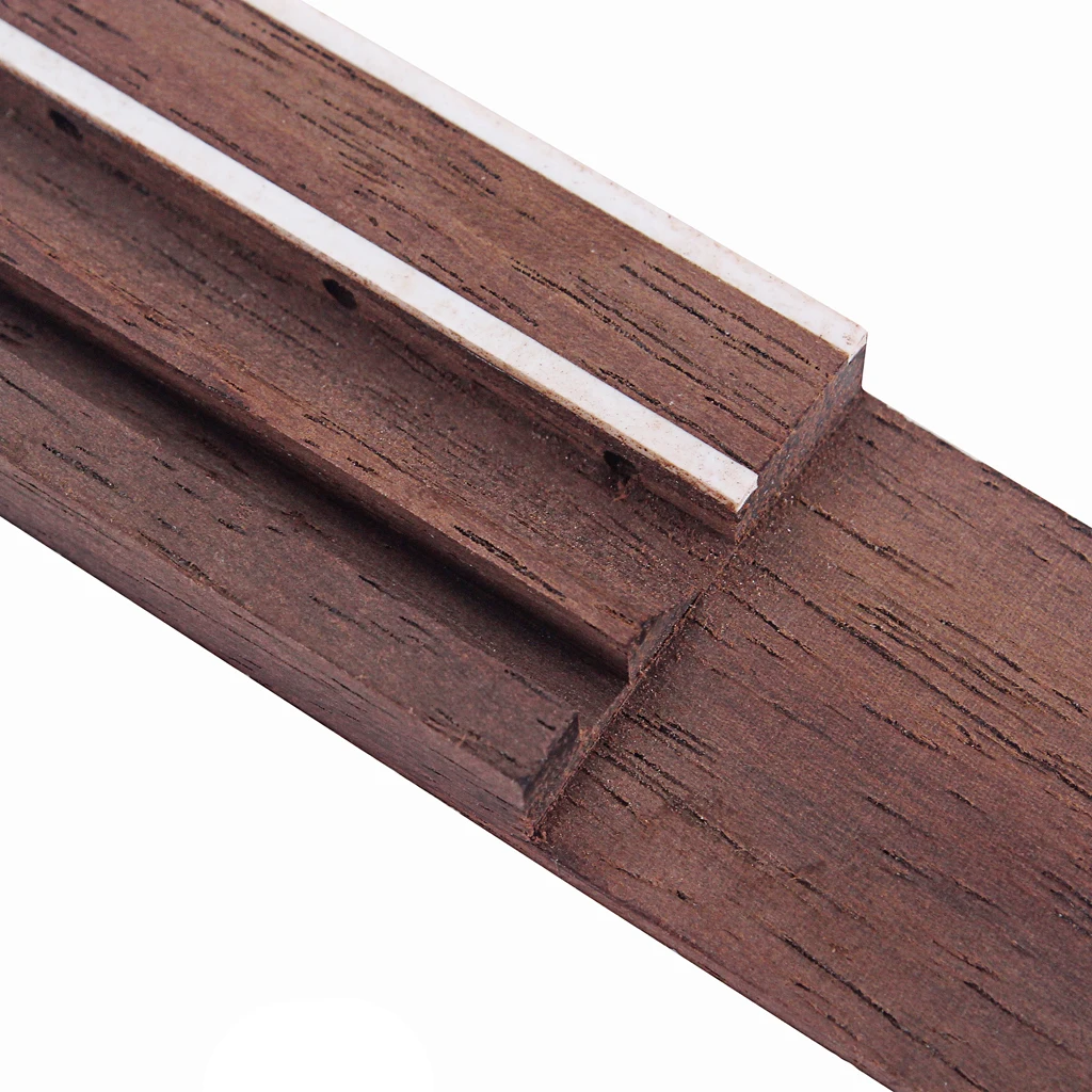 

Ukulele Guitar Rosewood Bridge+ABS Saddle Nut Slotted for Ukulele Uke Guitar