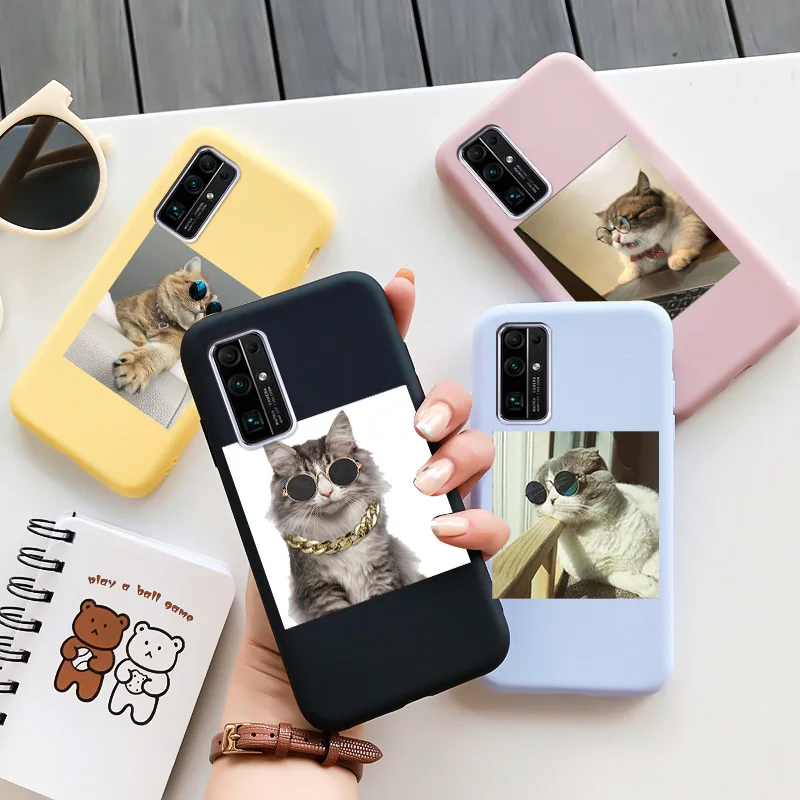 

Black Soft TPU Shell For Honor 30 30Pro 30i Y8P P Smart S 30S Case Silicone Personality Trend Fundas Shell For Honor 30 pro Case
