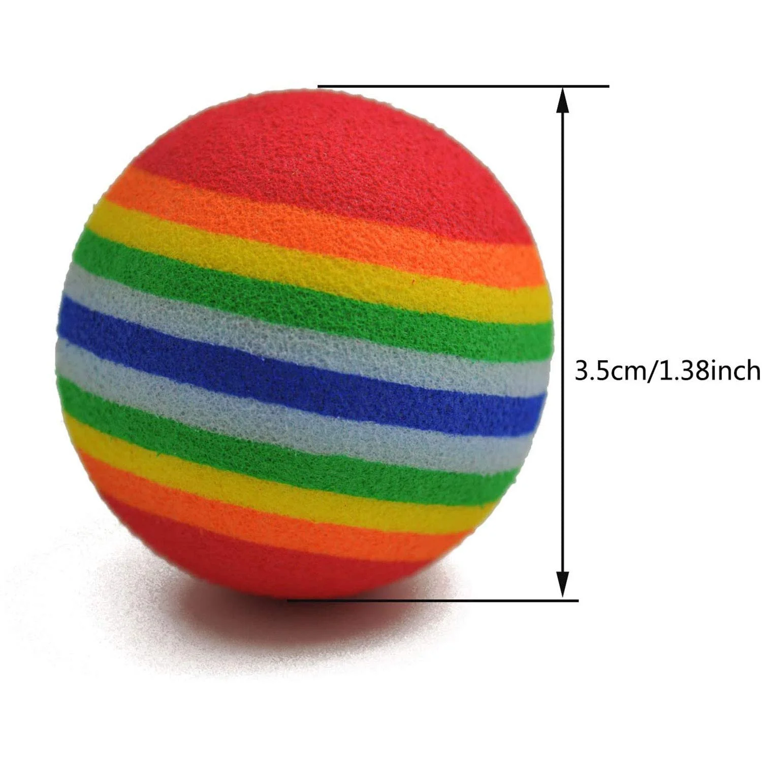 

Colorful EVA Cat Toy Ball Interactive Cat Scratcher Toy Pet Ball Toys for Cat Sefl-Playing Teeth Grinding Funny Kitten Supplies