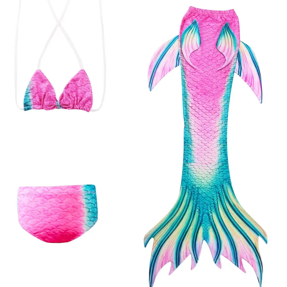 

2020 Kids Mermaid Tails Bikini Bathing Children Suit Swimsuit Mermaid Tail Swimwear Swimsuit Bikini Sets Angel Girl