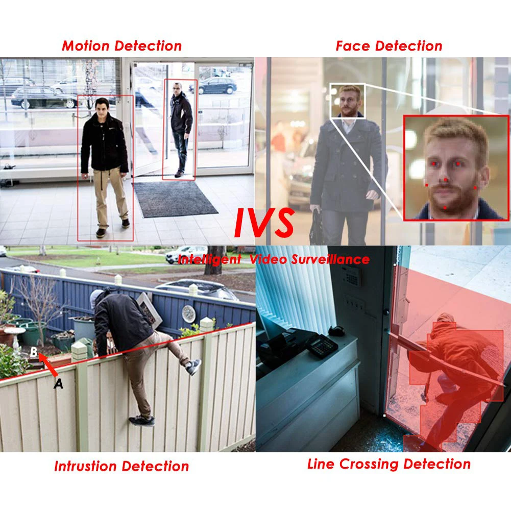 IP-камера Hikvision 8 Мп с датчиком лица | Безопасность и защита