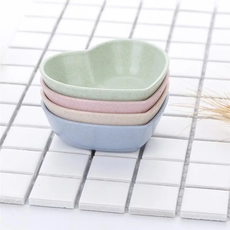 Фарфоровый набор с маленькими тарелками пластиковые закуски для приправ соуса