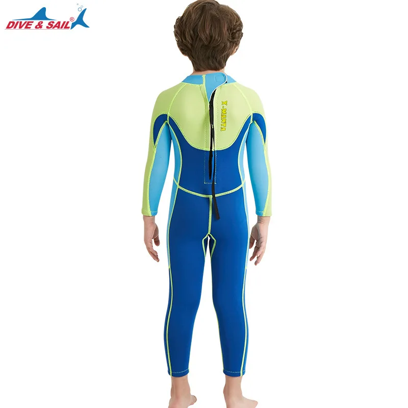 Неопреновые Термокостюмы для дайвинга и Паруса мальчиков 2 5 мм детские теплые