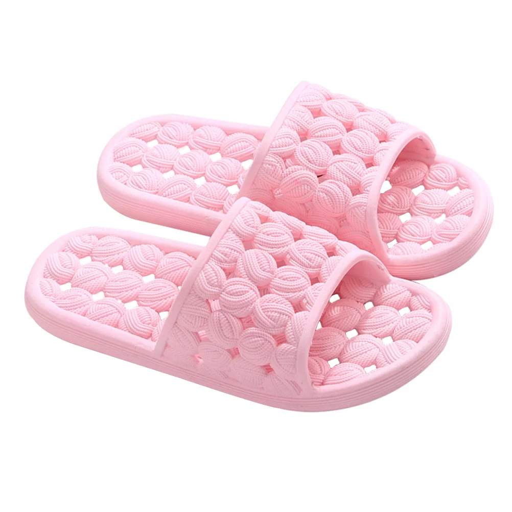 

1 Pair Hollow Slippers Sandals Household Footwear Slippers )