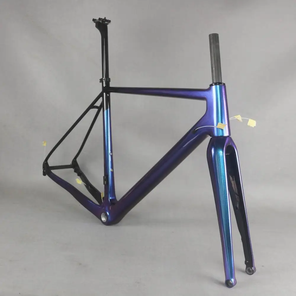 Хамелеон полностью углеродное волокно гравий велосипедная Рама GR029 гравийная