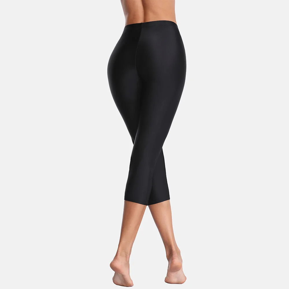 Charmo  Women Tankini Bottom Swimwear  Pants  Ladies High Waist Swimming Pants Sports Swimming Botoms