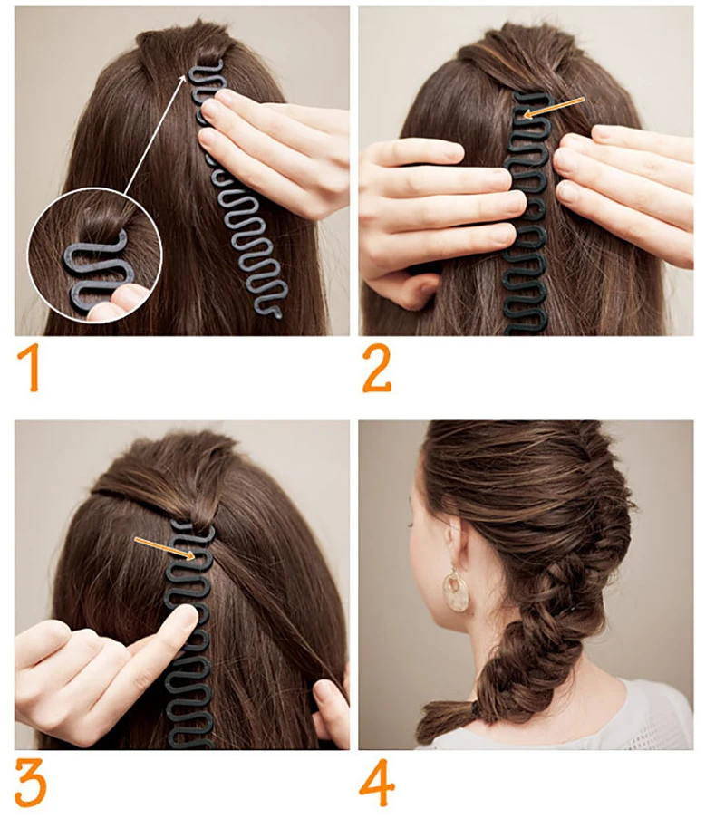 Новый модный дизайн женский зажим для укладки волос приспособление пучка