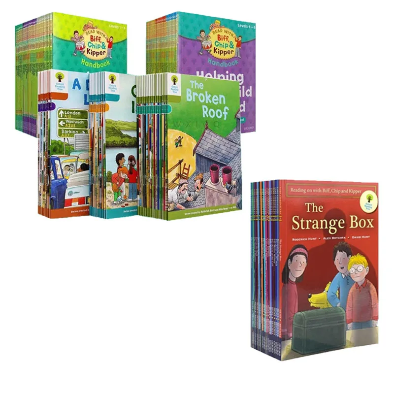 116 books grade 1-12 Oxford reading tree learning to help children read Phonics English storybook reading pen