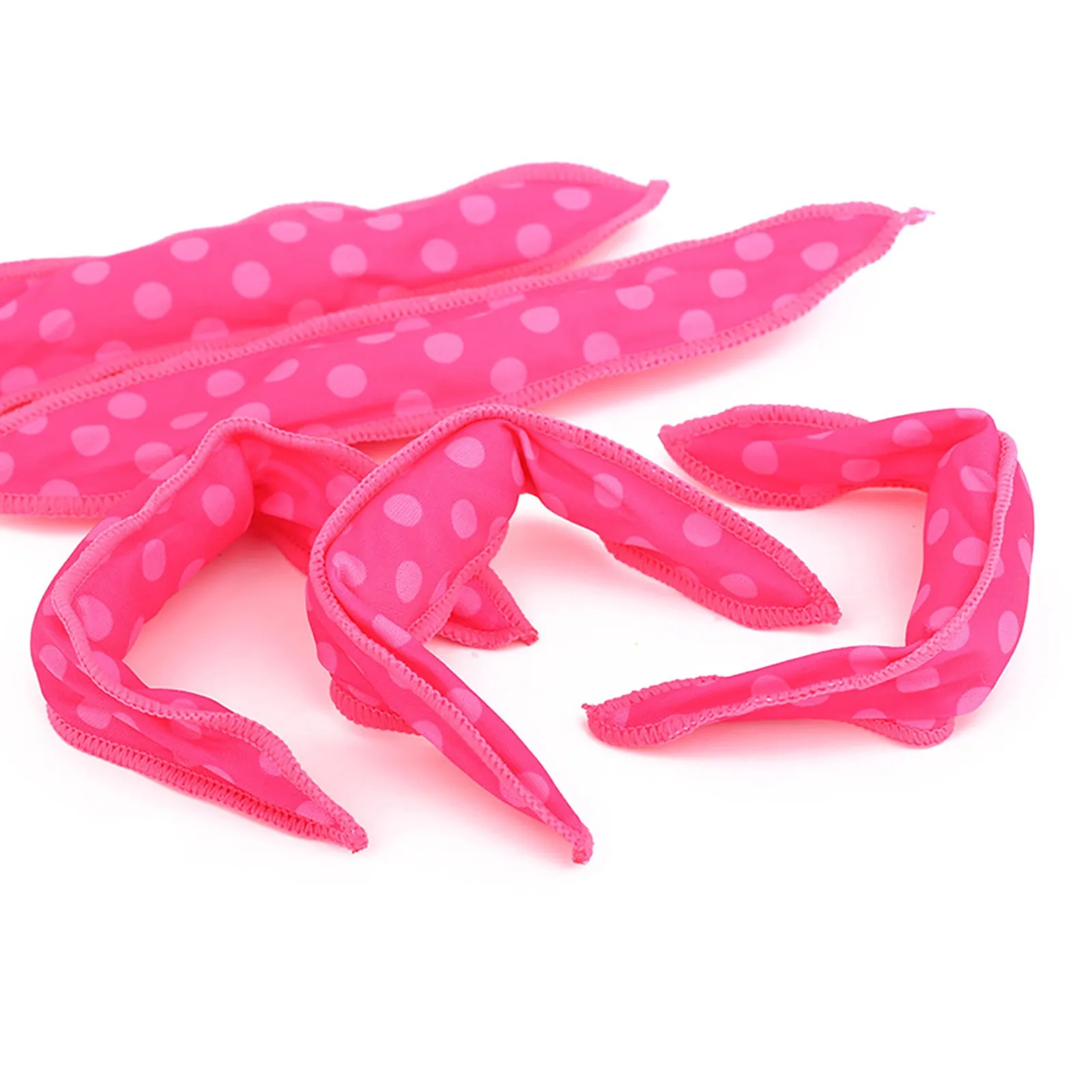 

Polka Dot Curls Pear Flower Hair Curlers 5pcs Magic Sponge Pillow Soft Curls Bowknot Sleep DIY Salon Care Styling Beauty