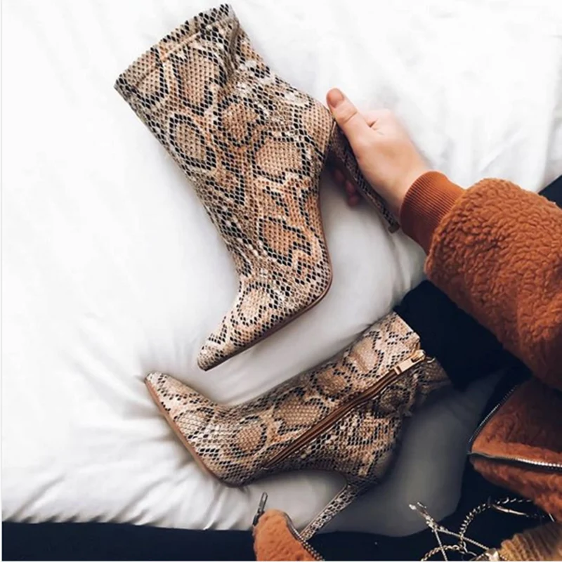 2020 роскошные женские розовые сапоги на высоком каблуке 11 5 см рыцарские ботильоны