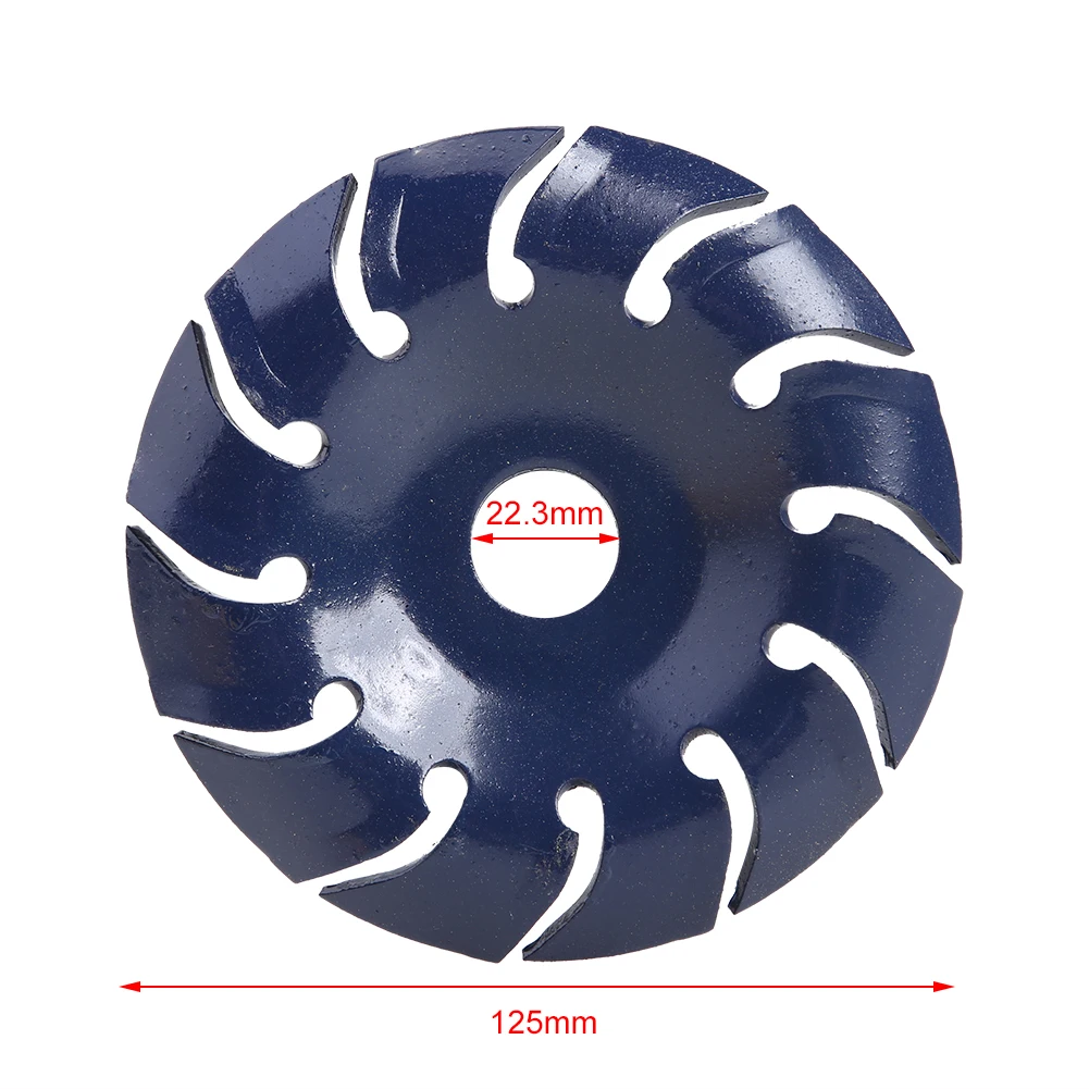 

12 Teeth 16mm Multifunctional High Hardness Wood Carving Disc Angle Grinder Accessories Woodworking Tool Bore Wood Shaping Disc