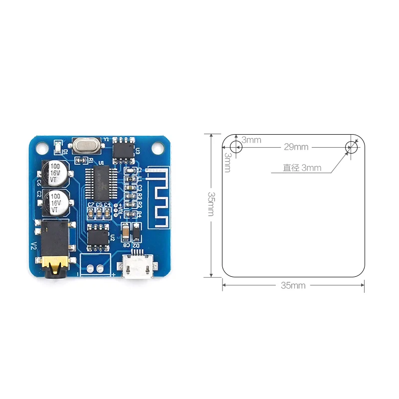 Обновленный модуль Bluetooth 5 0 приемник без потерь передачи Bluetooth-декодер