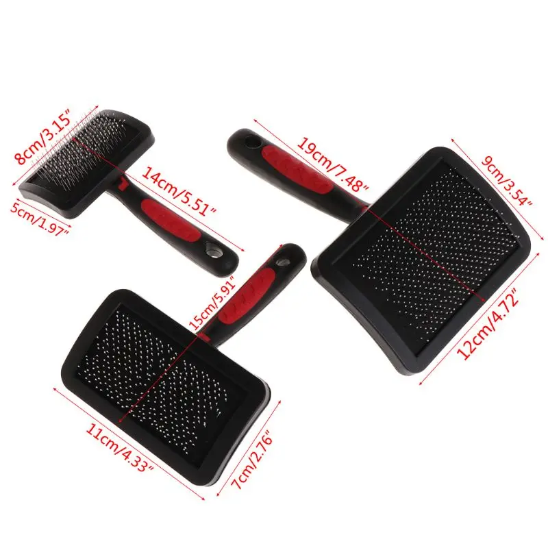 

Pet Grooming Comb Shedding Hair Remove Brush Slicker Dog Cat Supplies Protective 4X7B