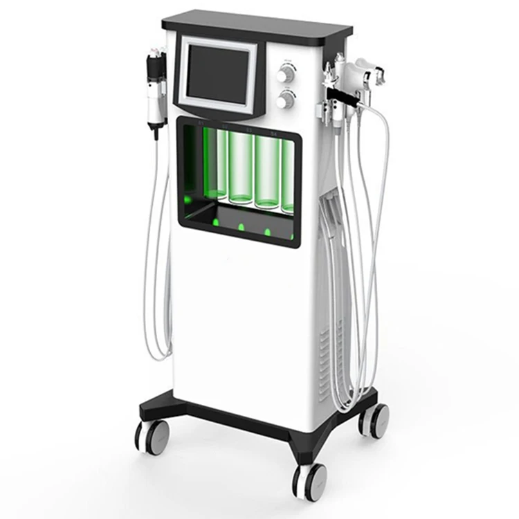 

Vertical 7 in 1 carbon oxygen skin rejuvenation ultrasonic peeling deep cleaning skin care machine